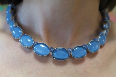 Collier Himmelblau aus der Rainbow Kollektion
